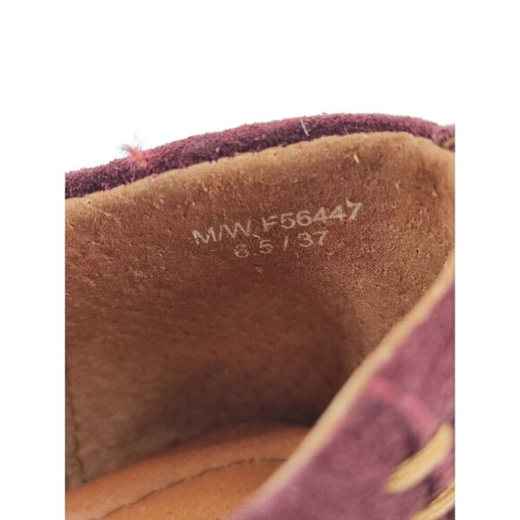 Born Women’s McGee Burgundy Merlot Suede Slip On Loafers Size 6.5 US - Picture 8 of 8